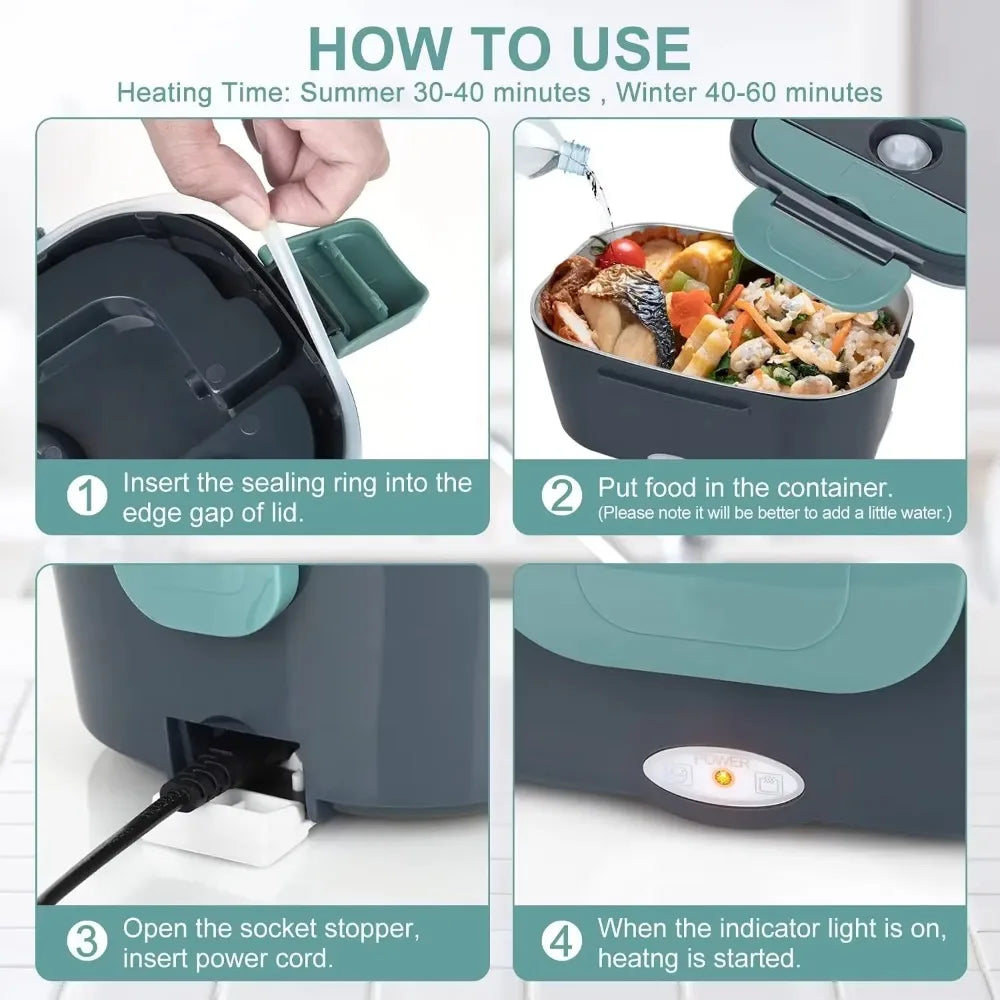 Plug-In Heated Lunch Box